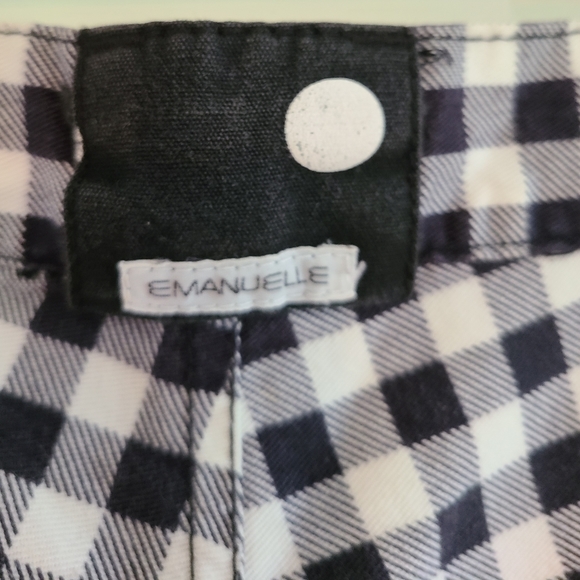 EMANUELLE - High waisted checkered/ polka dot jeans - Picture 14 of 15